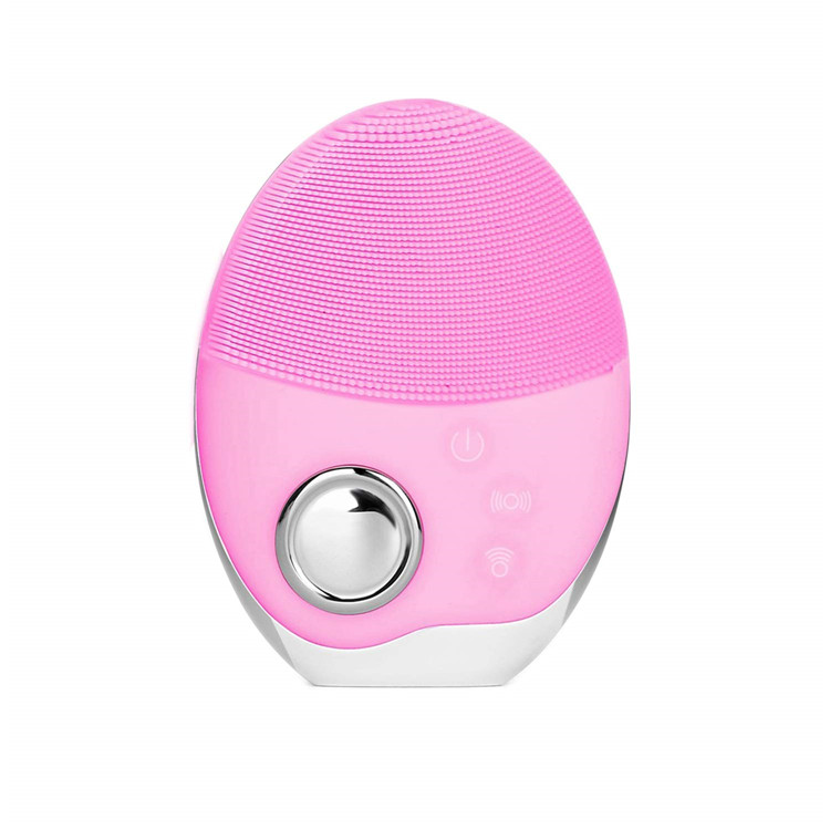 Sonic Vibration Facial Cleansing Brush With wireless Charger