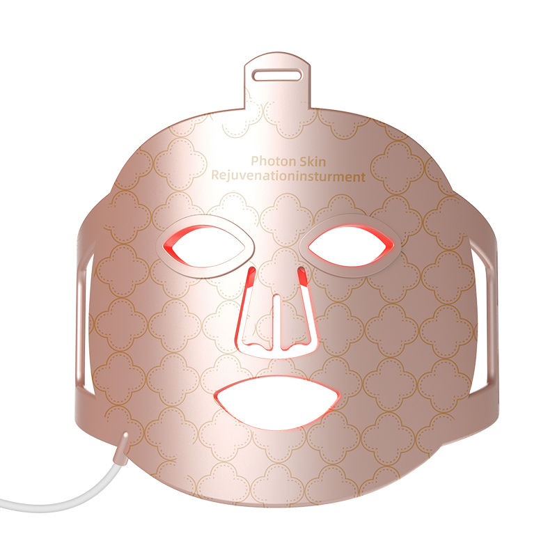 7 Color IR Silicon Infrared Red Light Therapy Facial Treatment Device PDT Led Face Mask Neck Use Red Light Therapy Led